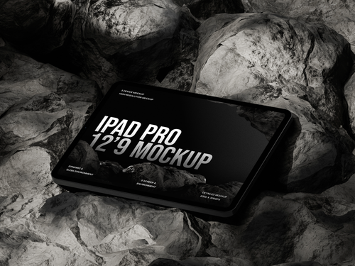 Download free iPad Mockup Dark Cave