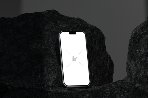 Free download iPhone Mockup Coral Rock